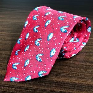 Nola Couture Pink Tie Oysters print